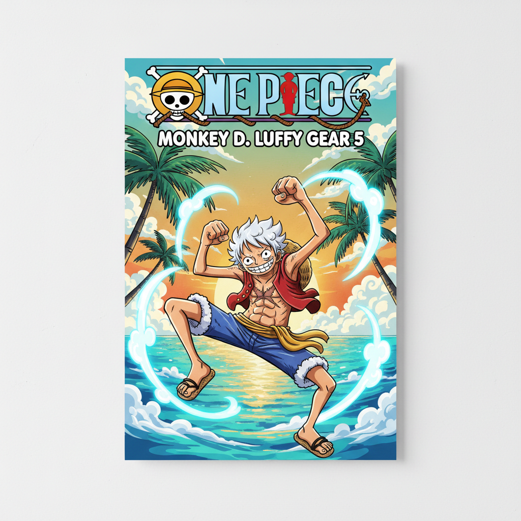 One Piece Luffy Gear 5 A3 Poster